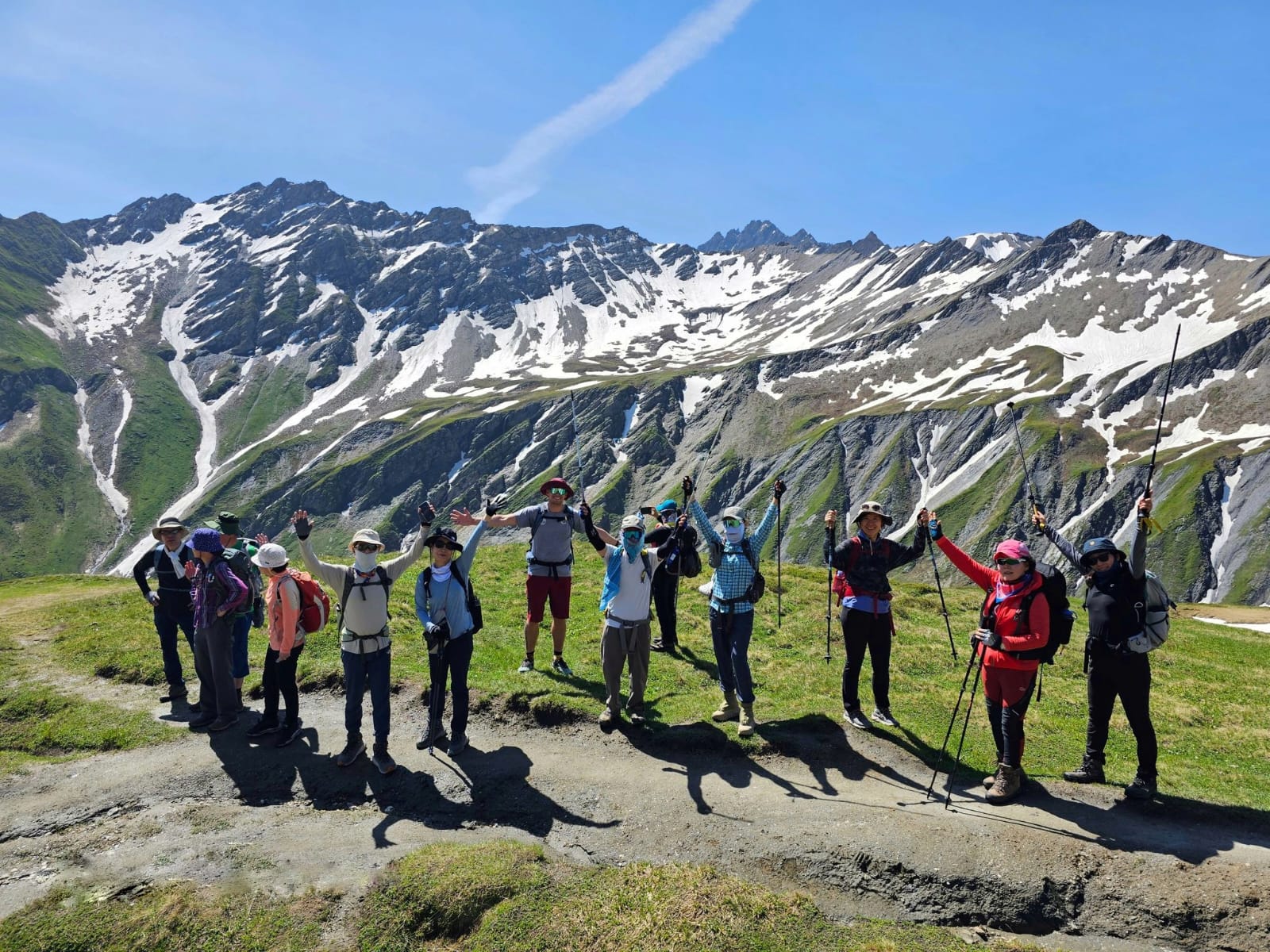 groupe corée tour du mont blanc